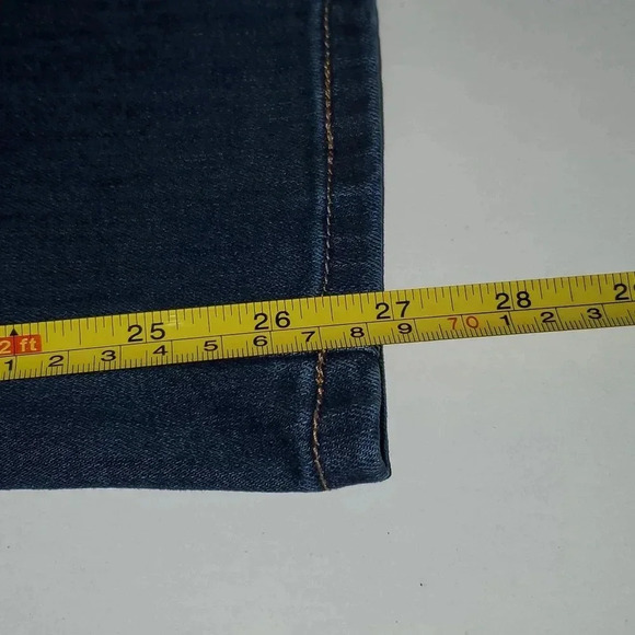 Indigo Blue Maternity Crop Jeans Size XL NWT - Picture 10 of 12